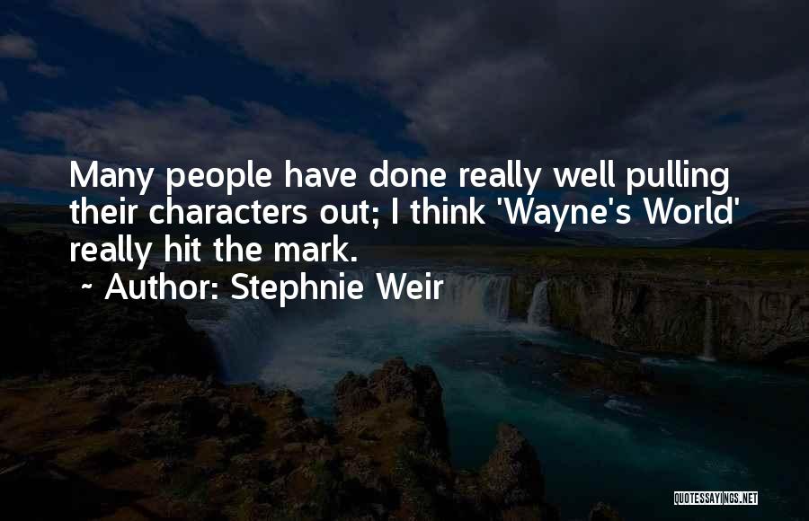 Stephnie Weir Quotes 242529