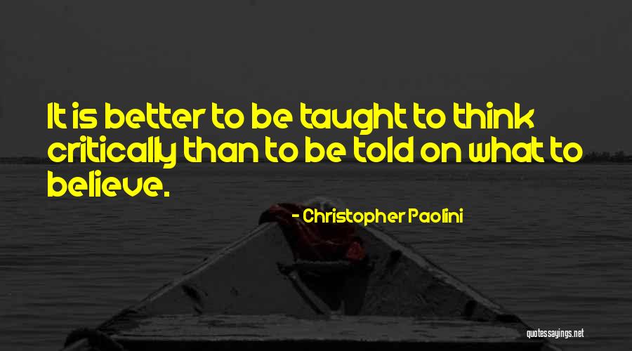 Stepin Quotes By Christopher Paolini