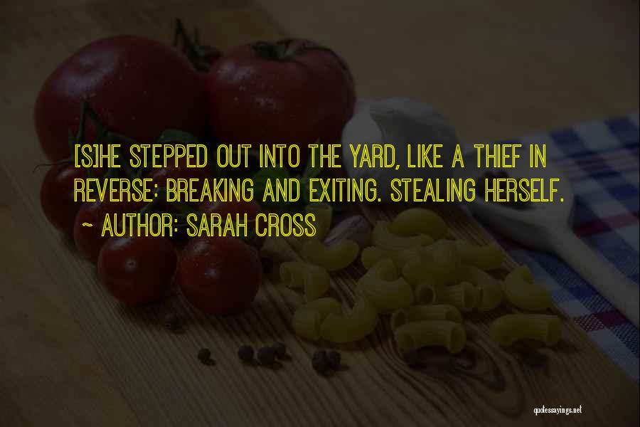 Stepped Out Quotes By Sarah Cross