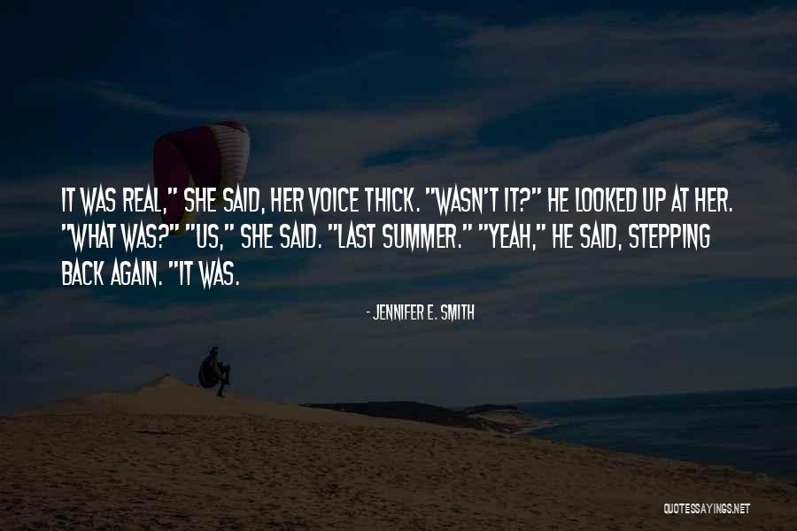 Stepping Back Quotes By Jennifer E. Smith Stepping Back Quotes By Jennifer E. Smith