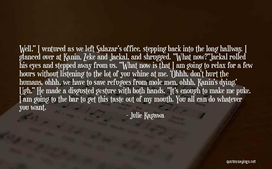 Stepping Back Quotes By Julie Kagawa Stepping Back Quotes By Julie Kagawa