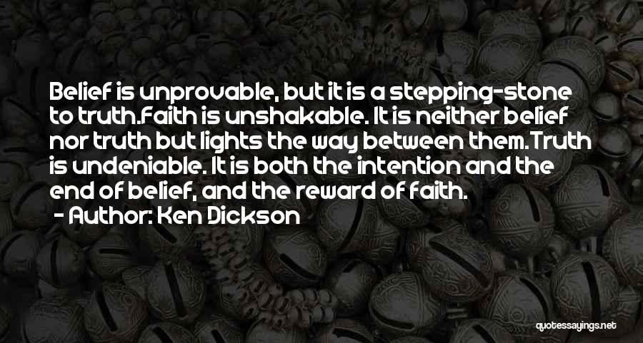 Stepping Stone Inspirational Quotes By Ken Dickson