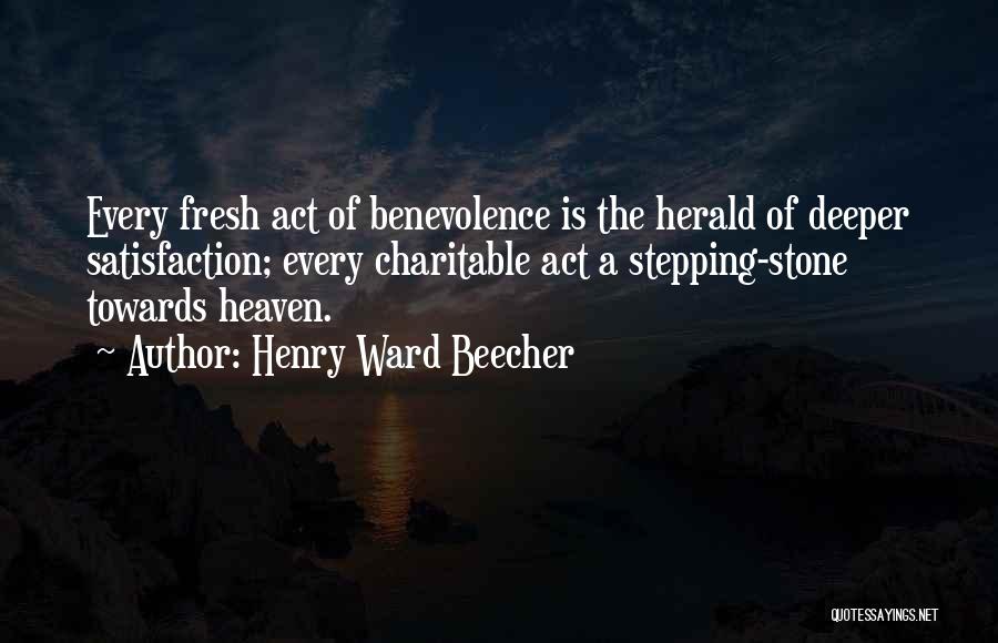 Stepping Stone Quotes By Henry Ward Beecher