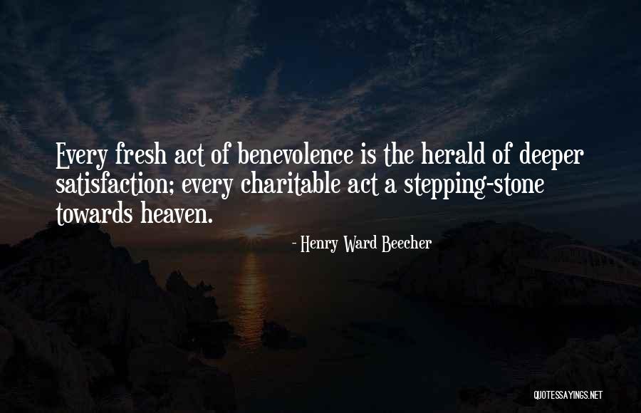 Stepping Stone Quotes By Henry Ward Beecher