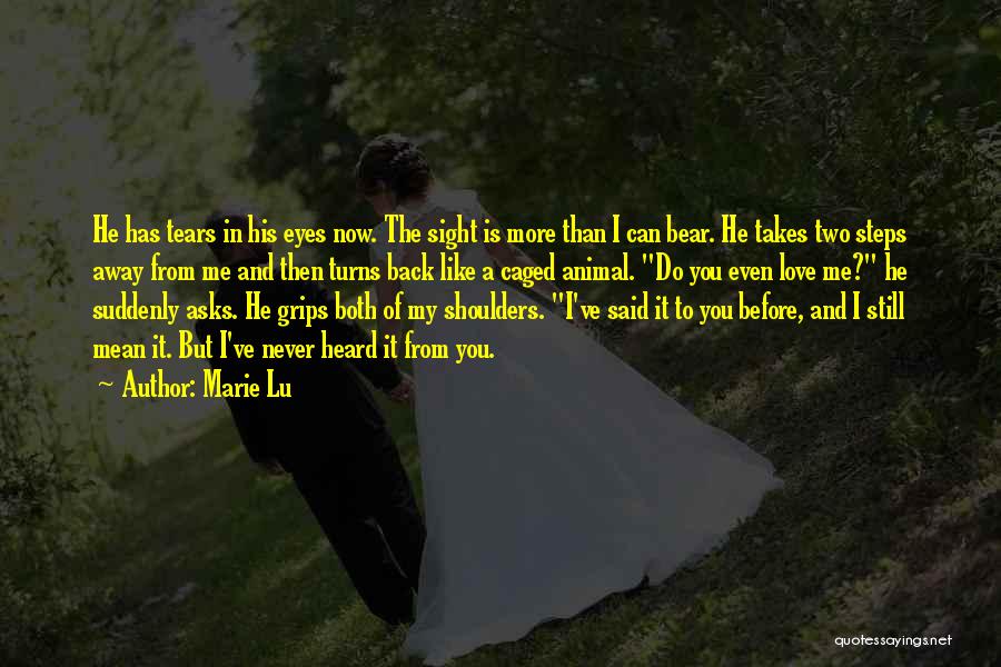 Steps In Love Quotes By Marie Lu