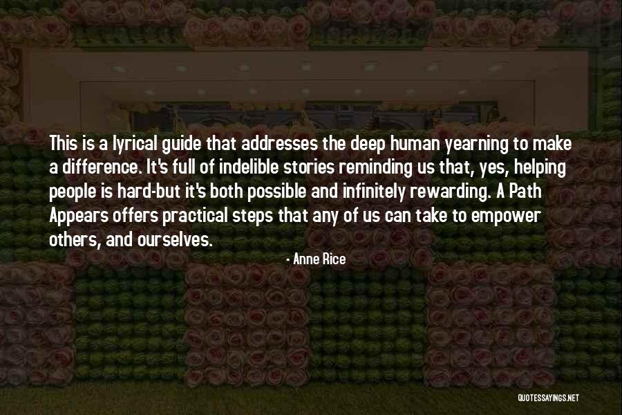 Steps Quotes By Anne Rice Steps Quotes By Anne Rice