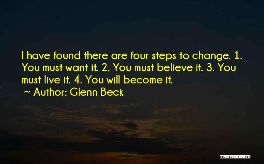 Steps To Change Quotes By Glenn Beck