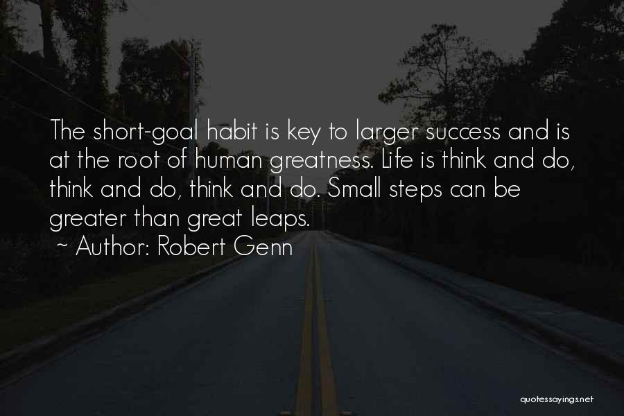 Steps To Success In Life Quotes By Robert Genn