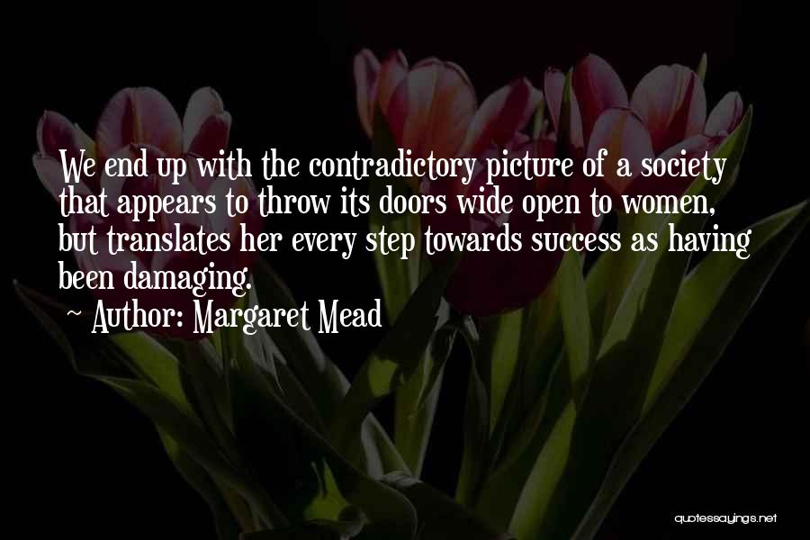 Steps To Success Quotes By Margaret Mead