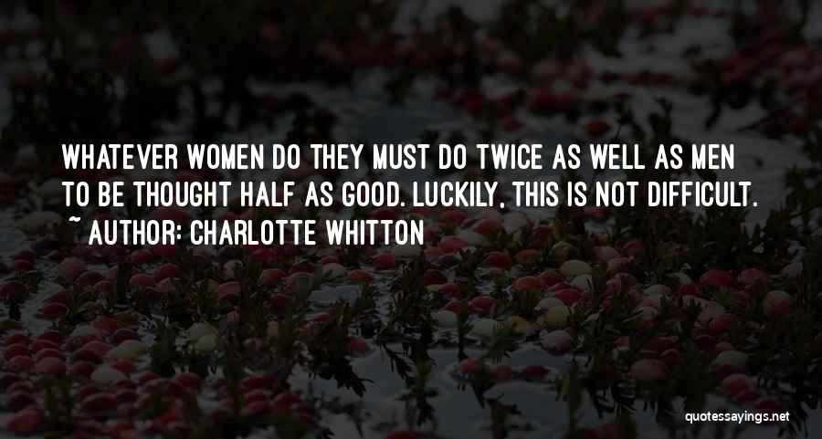 Stereotypes Gender Quotes By Charlotte Whitton