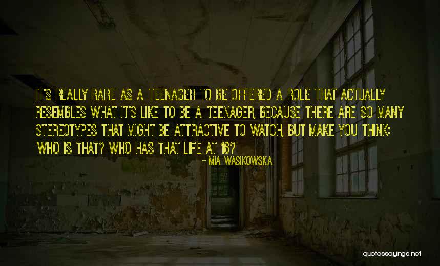Stereotypes Quotes By Mia Wasikowska Stereotypes Quotes By Mia Wasikowska