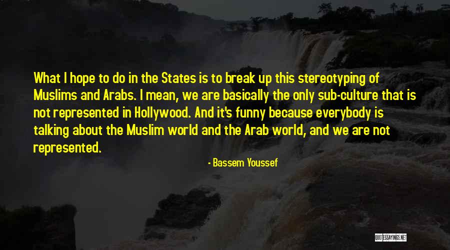 Stereotyping Others Quotes By Bassem Youssef