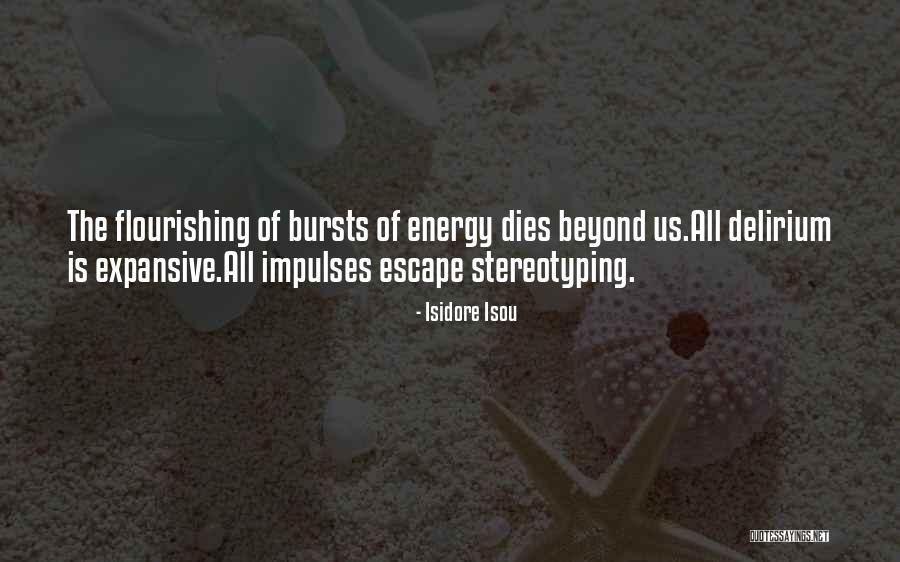 Stereotyping Others Quotes By Isidore Isou