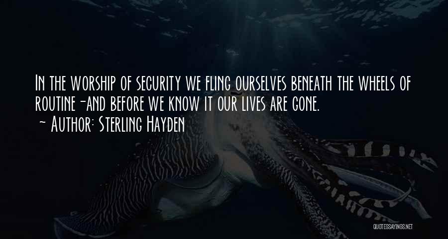 Sterling Hayden Quotes 996369