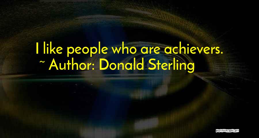 Sterling Quotes By Donald Sterling