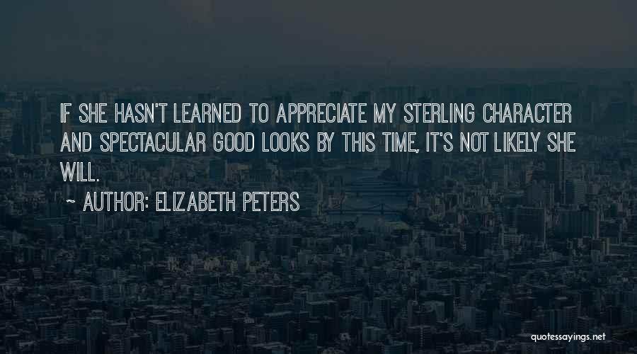 Sterling Quotes By Elizabeth Peters