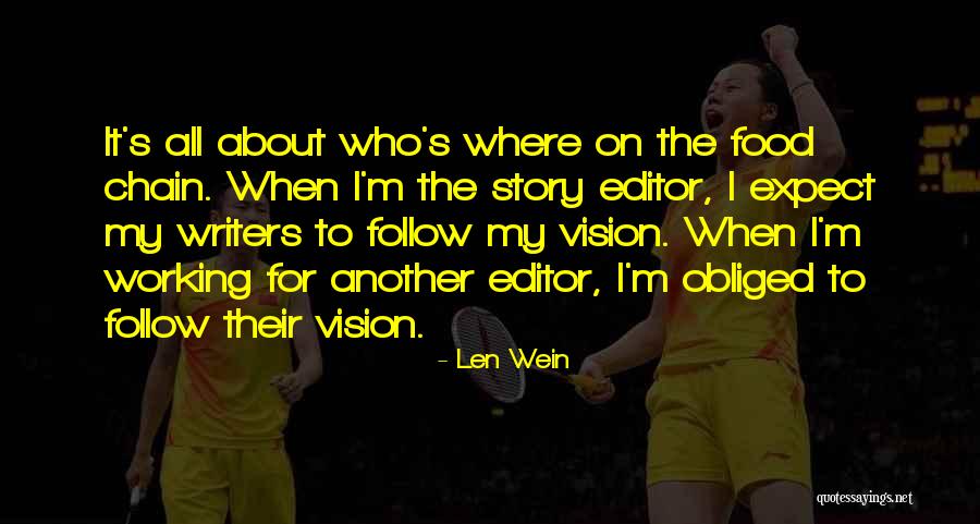 Sternlicht Leadership Quotes By Len Wein Sternlicht Leadership Quotes By Len Wein