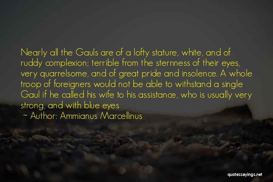 Sternness Quotes By Ammianus Marcellinus