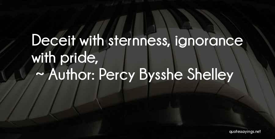 Sternness Quotes By Percy Bysshe Shelley