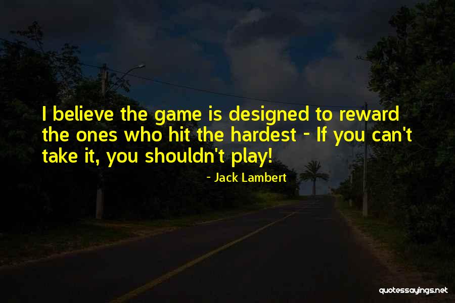 Stetter Outfitters Quotes By Jack Lambert Stetter Outfitters Quotes By Jack Lambert