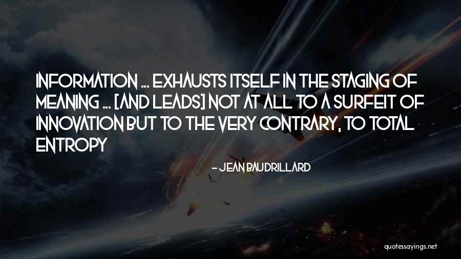 Steury Quotes By Jean Baudrillard Steury Quotes By Jean Baudrillard