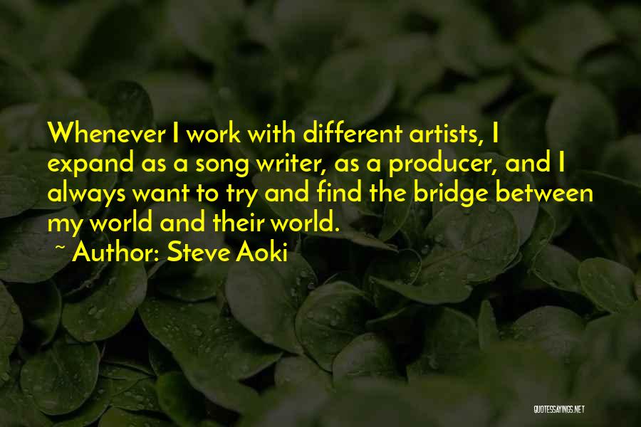 Steve Aoki Song Quotes By Steve Aoki