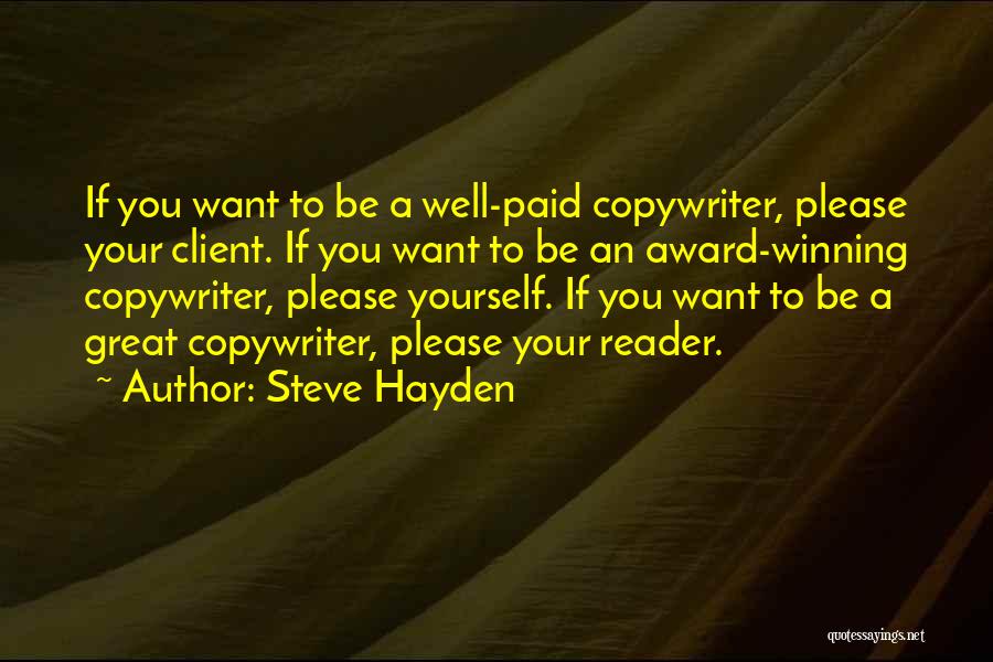 Steve Hayden Quotes 1821526