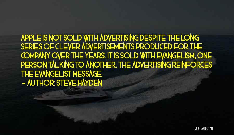 Steve Hayden Quotes 890404