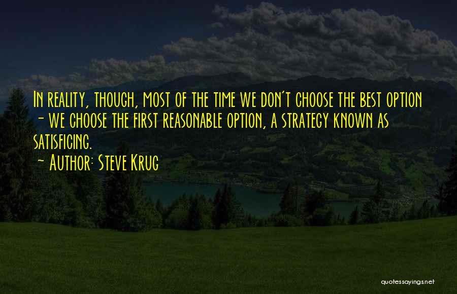 Steve Krug Usability Quotes By Steve Krug