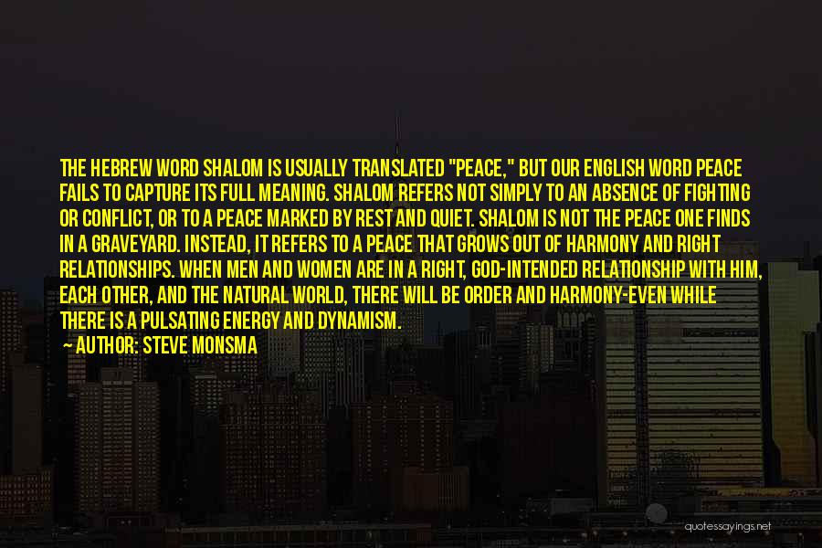 Steve Monsma Quotes 1372787