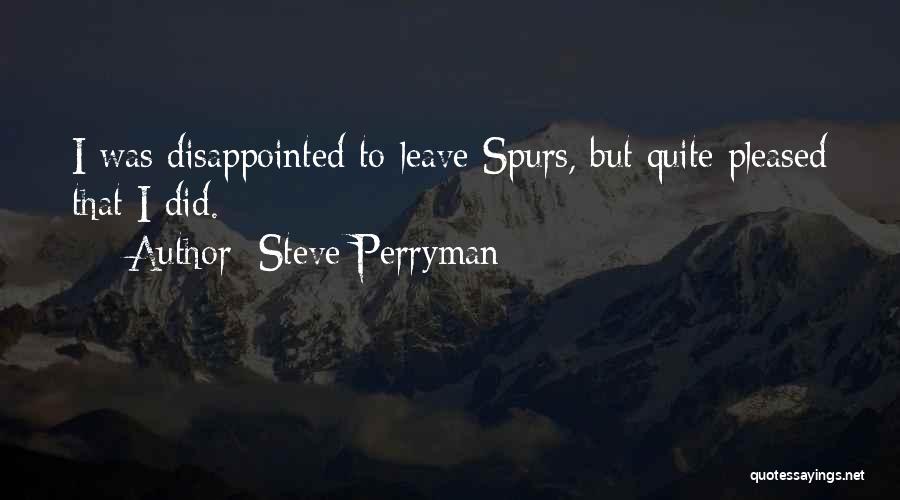 Steve Perryman Quotes 408077
