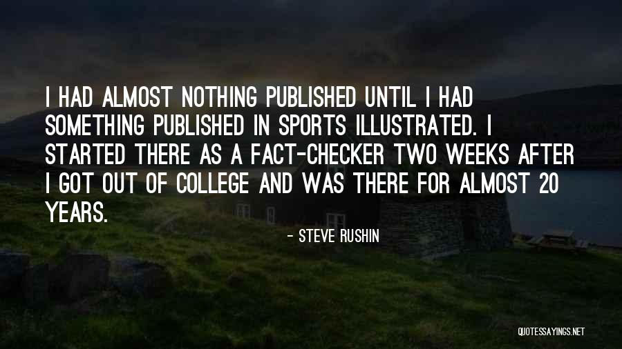 Steve Rushin Quotes 1833080