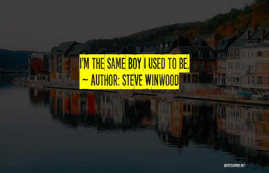 Steve Winwood Quotes 2216422