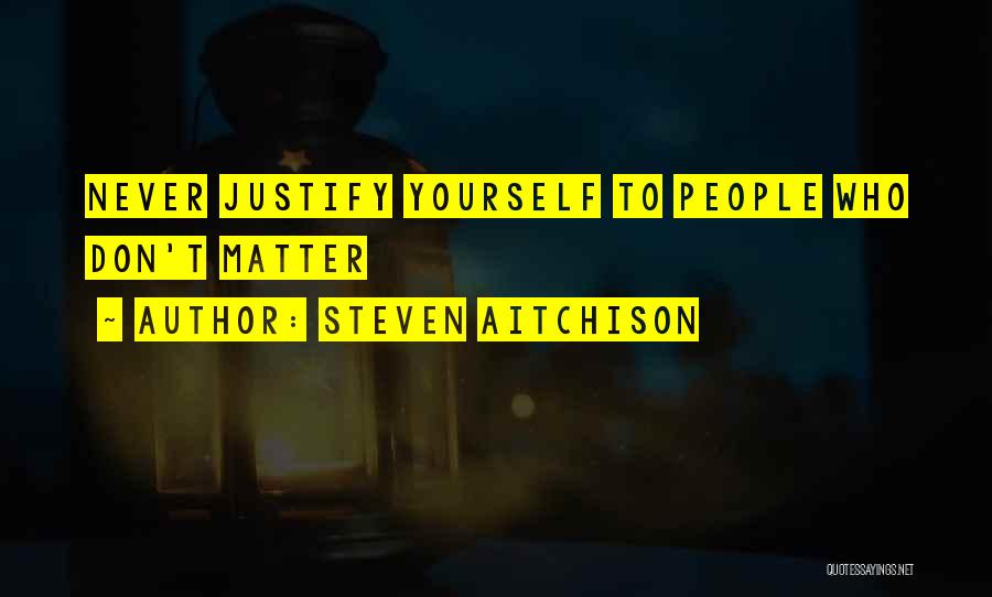 Steven Aitchison Quotes 1461773