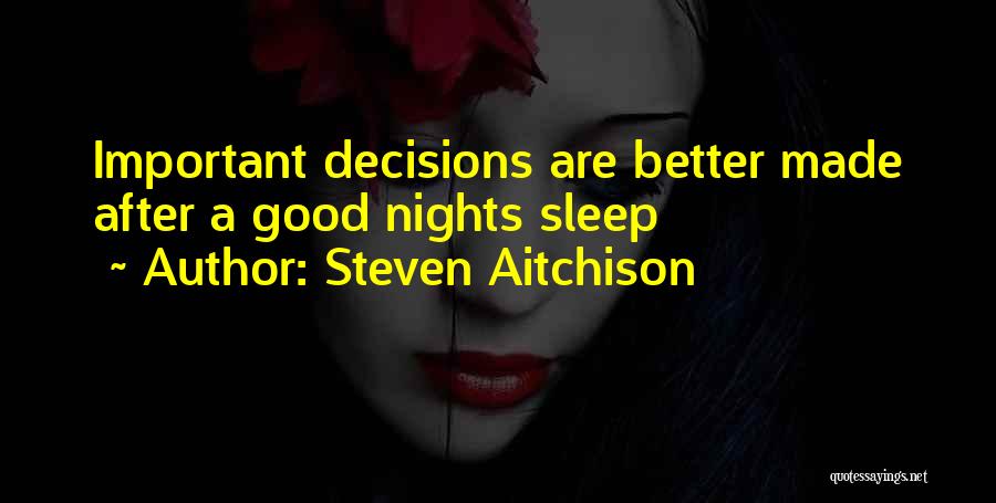 Steven Aitchison Quotes 516775