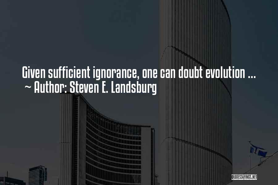 Steven E. Landsburg Quotes 1975956