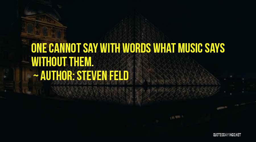 Steven Feld Quotes 2043875