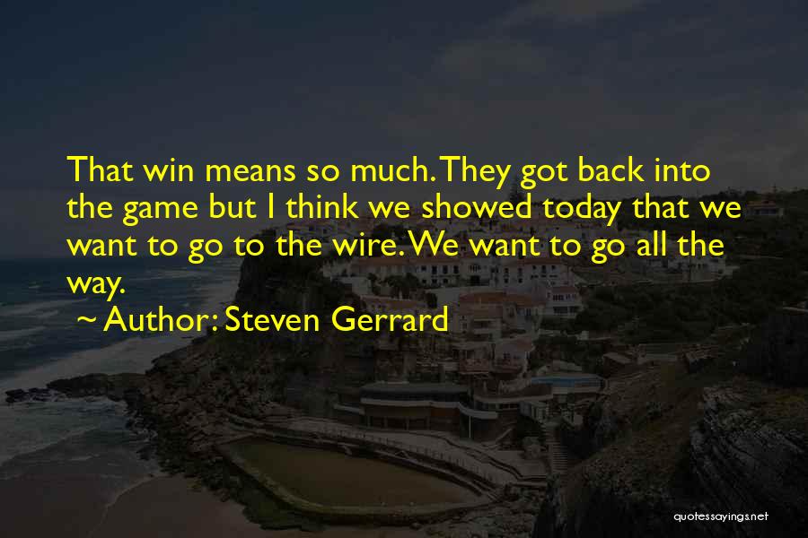 Steven Gerrard Quotes 1202656