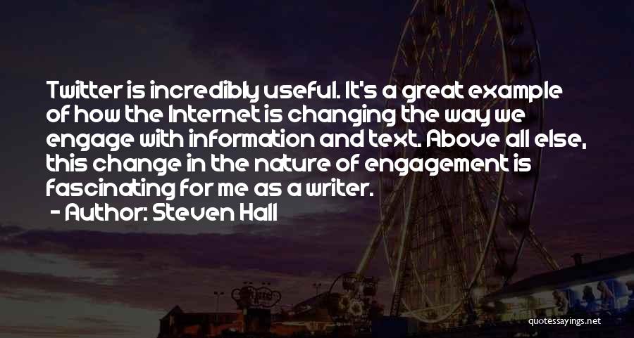 Steven Hall Quotes 140376