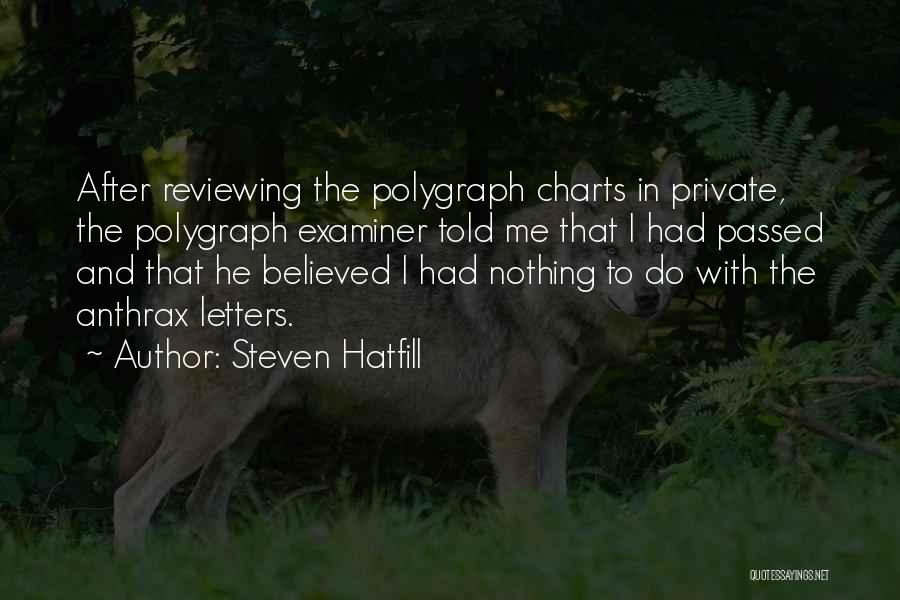 Steven Hatfill Quotes 1243201