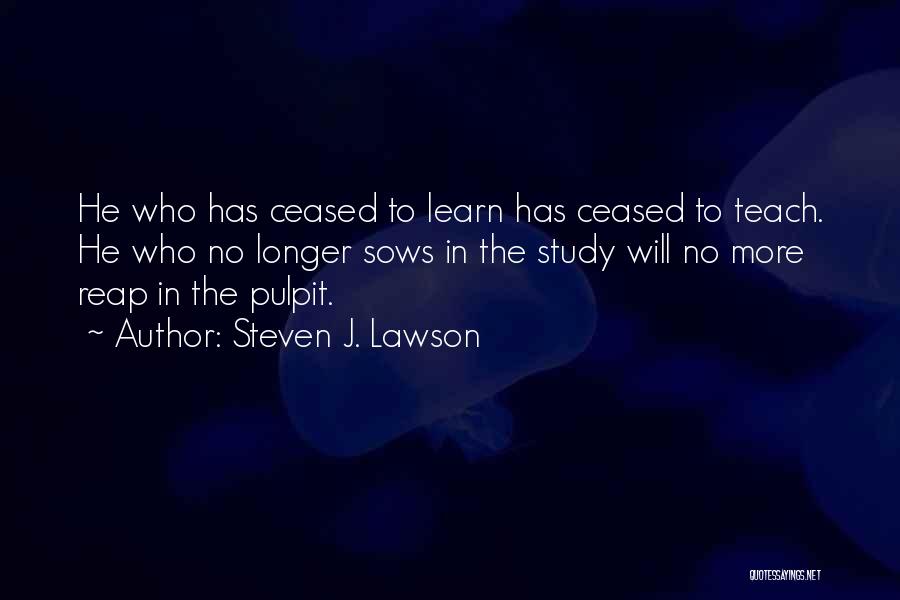 Steven J. Lawson Quotes 589155