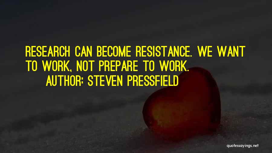 Steven Pressfield Do The Work Quotes By Steven Pressfield