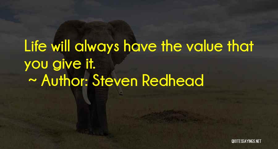 Steven Redhead Quotes 365263