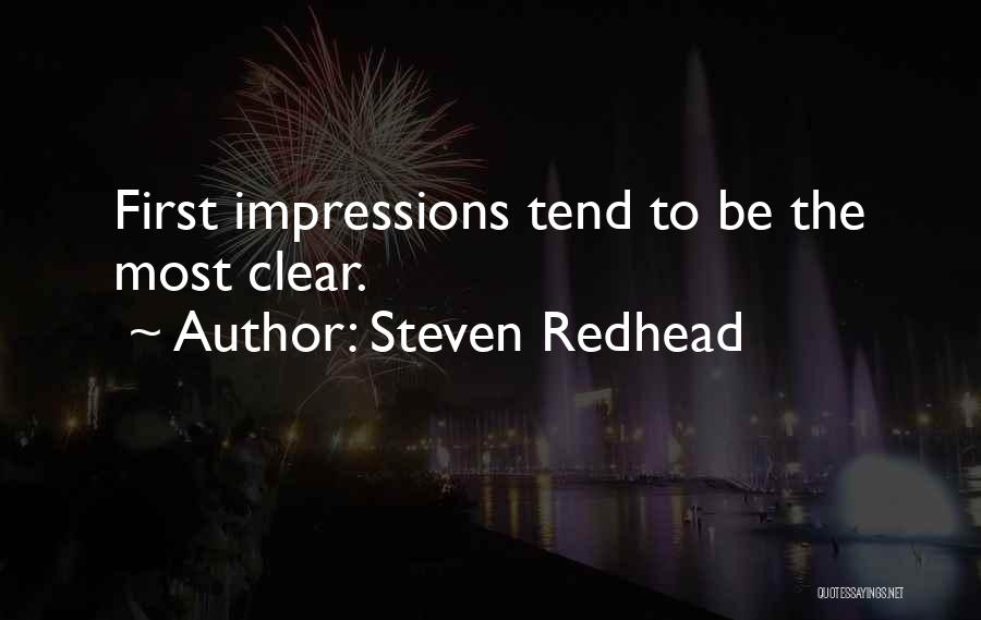 Steven Redhead Quotes 796550