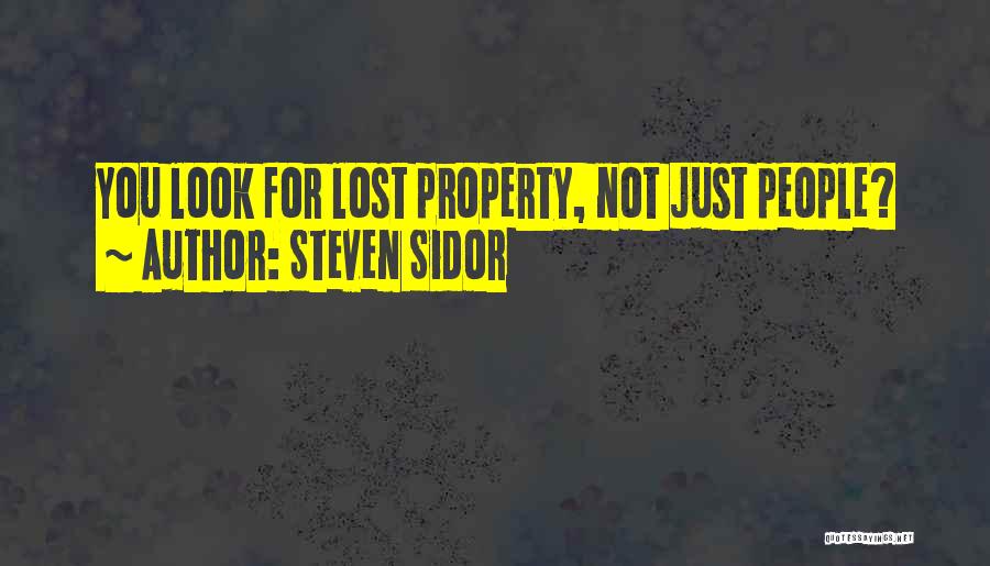 Steven Sidor Quotes 1190002