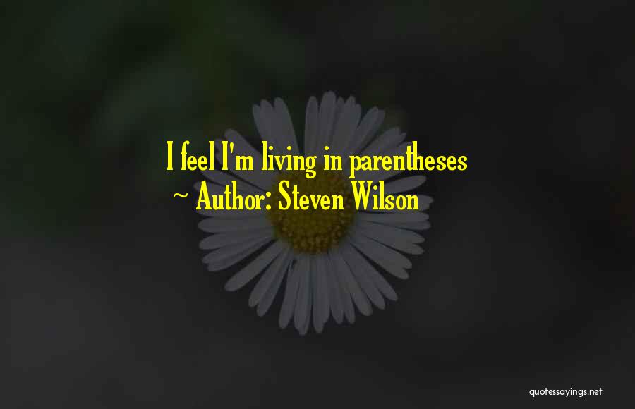 Steven Wilson Quotes 190507