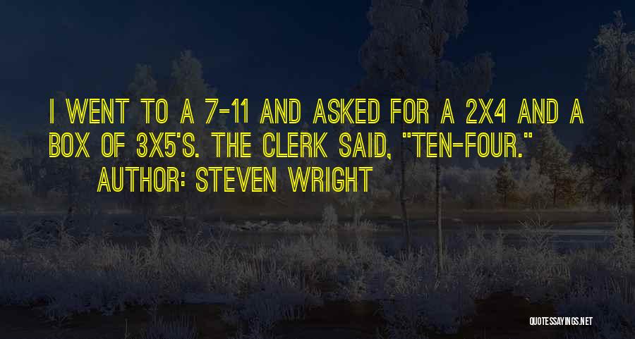Steven Wright Quotes 1740663