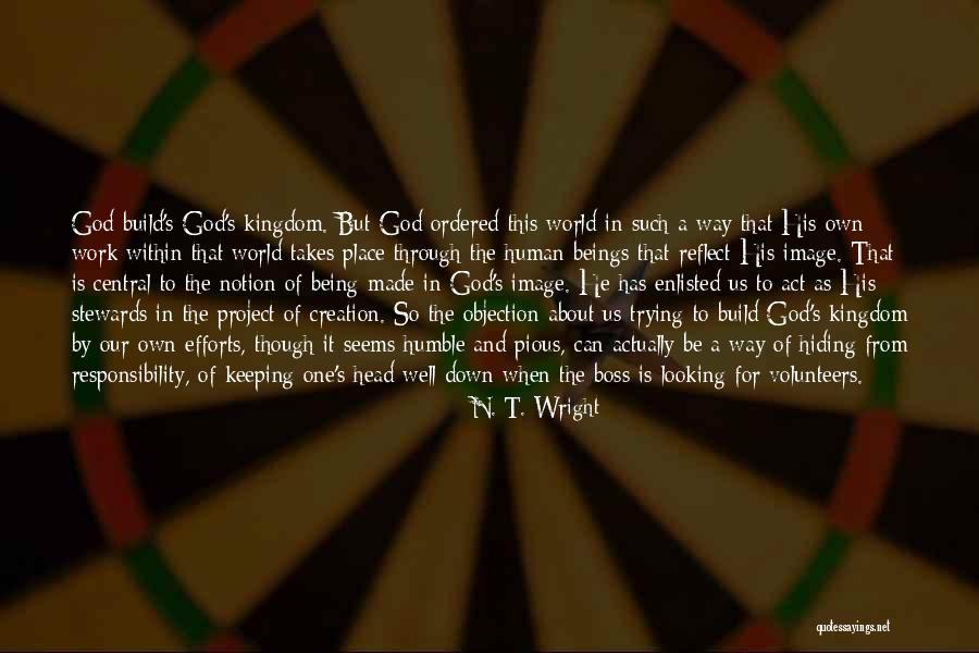 Stewards Of God's Creation Quotes By N. T. Wright