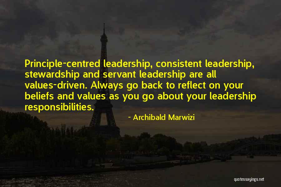 Stewardship Leadership Quotes By Archibald Marwizi Stewardship Leadership Quotes By Archibald Marwizi