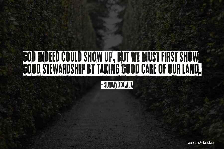 Stewardship Of The Land Quotes By Sunday Adelaja Stewardship Of The Land Quotes By Sunday Adelaja